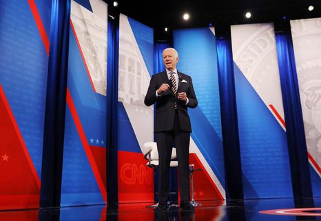 Genug über Trump geredet: US-Präsident Biden.