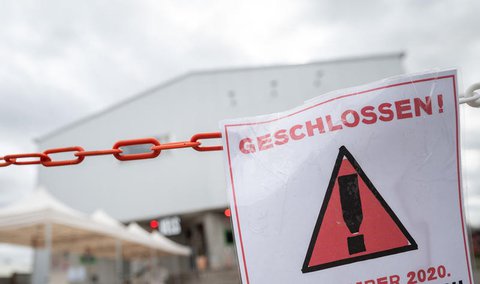 Viele Bereiche in Deutschland sind dicht.