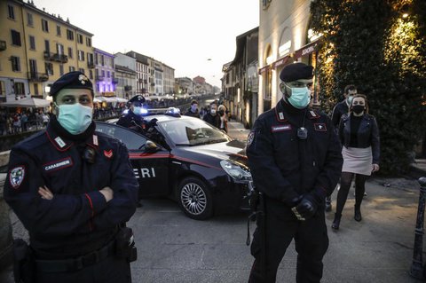 Italien verschärft und verlängert Lockdownmaßnahmen.