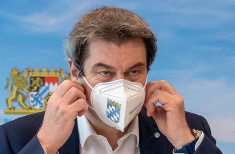 Für Bayerns Ministerpräsidenten Söder sind die Lockerungen keinesfalls in Stein gemeißelt.