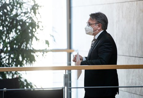 Georg Nüßlein (CSU) am 25. Februar im Bundestag.