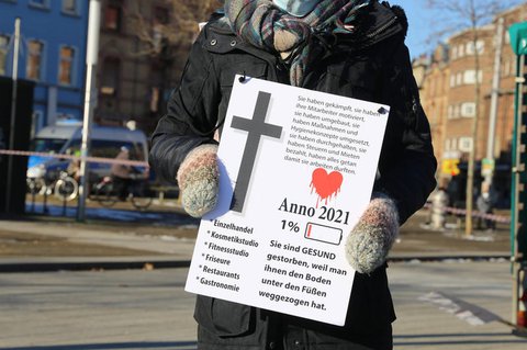 In Leipzig wird am Samstag gegen die bestehenden Corona-Maßnahmen demonstriert.