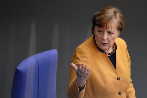Regierung und Parlament stehen hinter ihr, sagt Kanzlerin Angela Merkel.