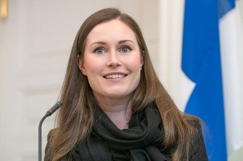 Die finnische Ministerpräsidentin Sanna Marin.