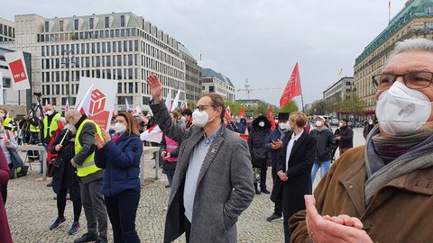 Michael Müller bei der DGB-Kundgebung