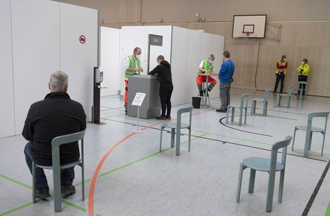 Die Impfzentren könnten schon bald überflüssig werden.