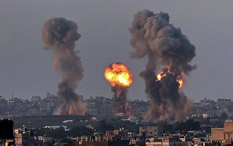 Israelischer Raketenangriff im südlichen Gazastreifen