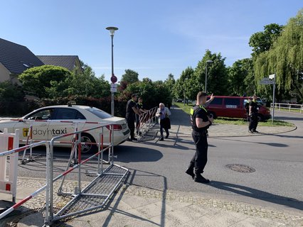Straßenkontrollen in Biesdorf 