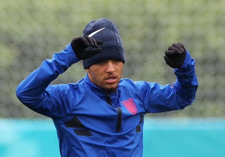 Englands Jadon Sancho während des Trainings 