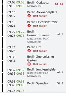 Die Anzeige in der Bahn-App.