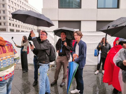 Boris Reitschuster (Mitte) und Carolin Matthie (l.)