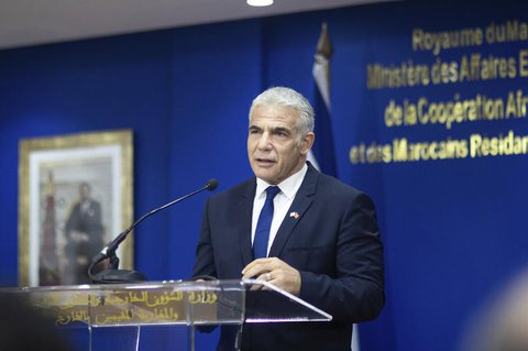 Der Außenminister von Israel: Jair Lapid.