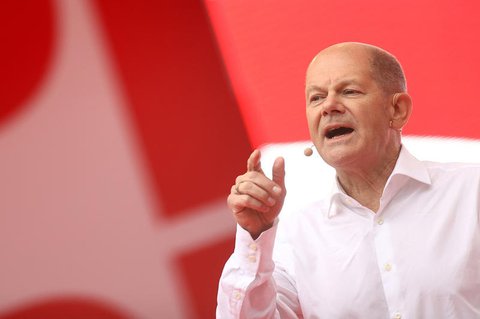 Olaf Scholz, Finanzminister und SPD-Kanzlerkandidat