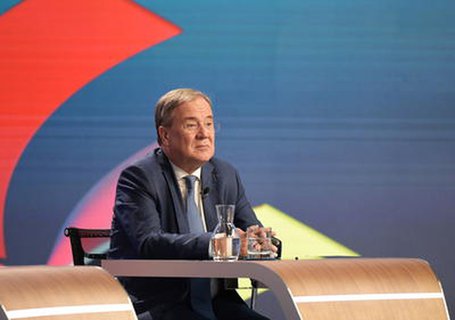 Laschet in der Elefantenrunde bei ARD und ZDF