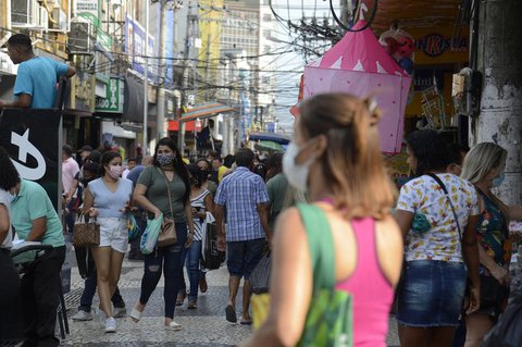 Straßenszene in Rio de Janeiro