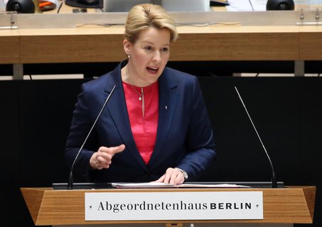 Verteidigt auch die Corona-Politik des Senats: Franziska Giffey.