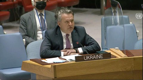 Der ukrainische UN-Botschafter Sergiy Kyslytsya
