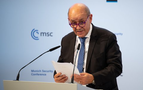 Frankreichs Außenminister Jean-Yves Le Drian