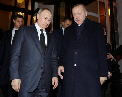 Erdogan (l.) und Putin im Jahr 2020