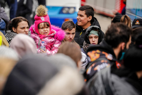 Ukrainische Flüchtlinge in Polen
