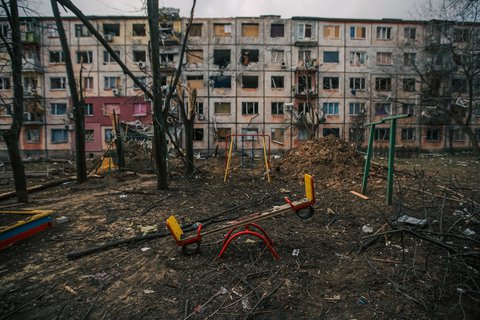 Zerstörung in Charkiw