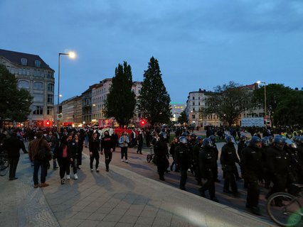 Oranienplatz in Kreuzberg