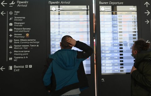Der Flugverkehr in Russland ist weiterhin eingeschränkt.