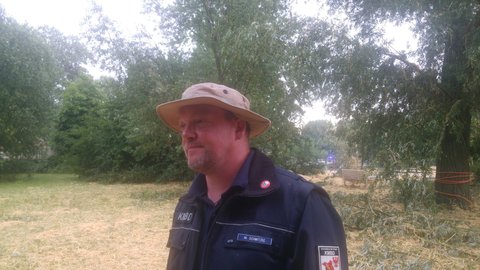 Sprengmeister Mike Schwitzke