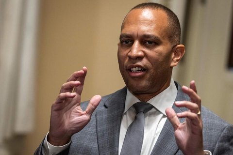 Der Minderheitsführer im Repräsentantenhaus, Hakeem Jeffries