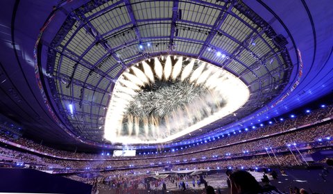 Pyro zum Schluss, dann ist Olympia in Paris vorbei