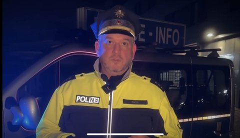 Polizeisprecher Florian Nath zog in der Nacht Bilanz.