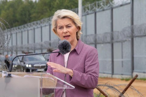 EU-Kommissionspräsidentin Von der Leyen bei einem Besuch in Polen.