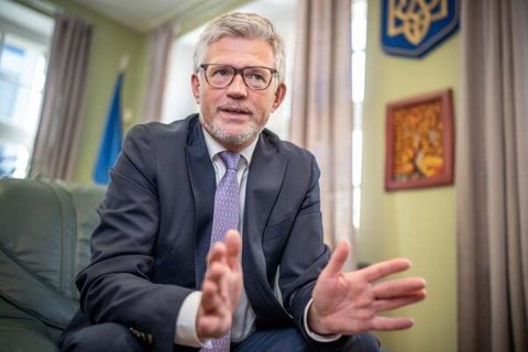 2022, als dieses Bild entstand, war Andrij Melnyk Botschafter der Ukraine in Deutschland.