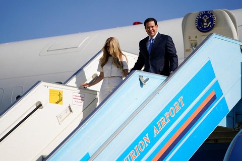 Marco Rubio auf diplomatischer Mission in Israel. 