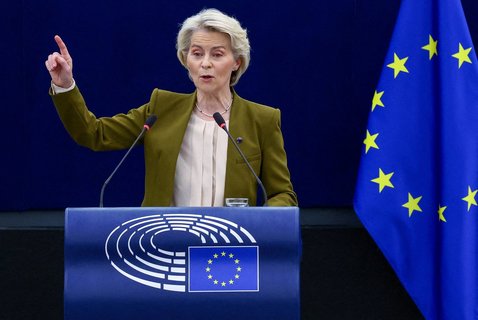 Die Kommissionspräsidentin der EU: Ursula von der Leyen.