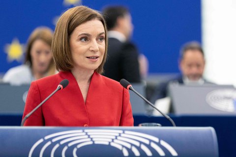 Moldaus Präsidentin Maia Sandu.