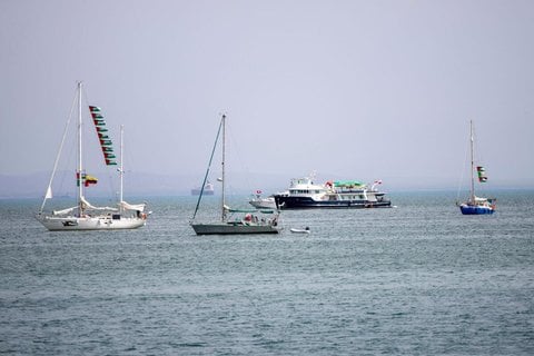 Schiffe der Global Sumud Flotilla auf dem Weg nach Gaza (Archivfoto). 