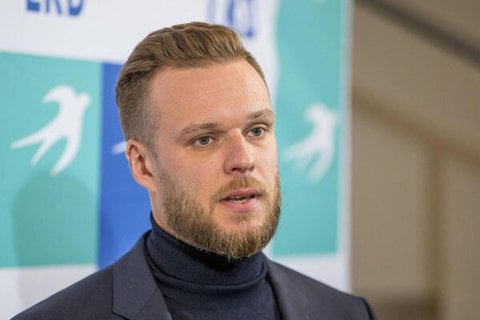 Der litauische Politiiker Gabrielius Landsbergis