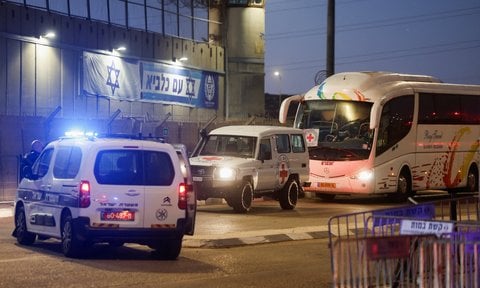 Das israelische Militärgefängnis Ofer in der Nähe von Ramallah.