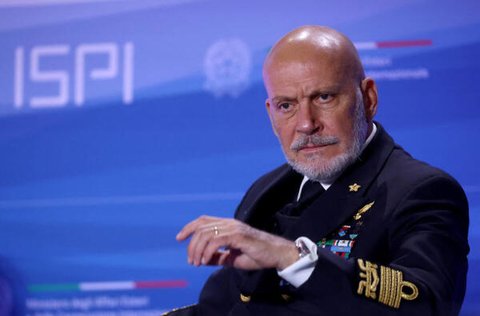 Der Vorsitzende des Nato-Militärausschusses, Admiral Giuseppe Cavo Dragone (Archivbild)