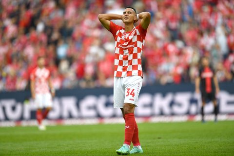 Anwar El Ghazi am 30. September 2023 im Trikot des 1. FSV Mainz 05.