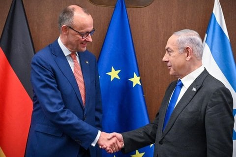 Merz und Netanjahu hatten sich schon einmal im Februar 2024 in Israel getroffen – damals war der CDU-Politiker noch Oppositionsführer.
