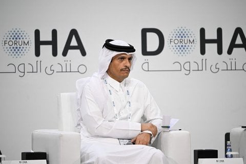 Der katarische Ministerpräsident Scheich Mohammed bin Abdulrahman al-Thani 