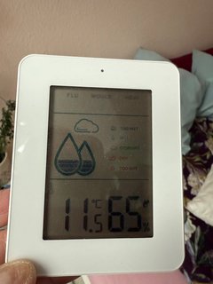 11,5 Grad misst unsere Leserin bei sich zu Hause.