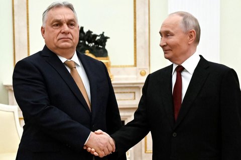 Ungarns Regierungschef Orban trifft Putin in Moskau.
